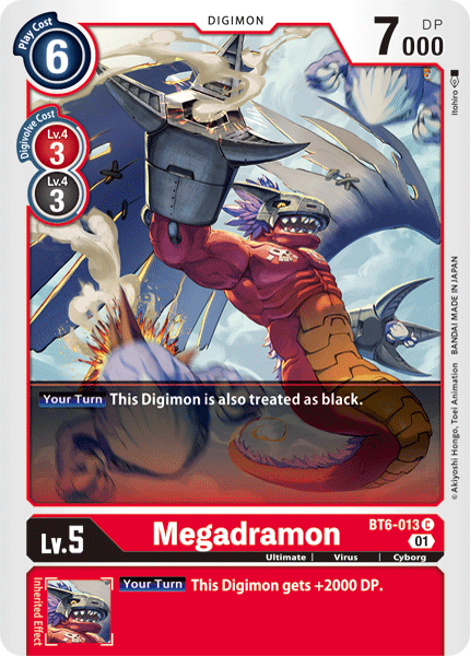 Megadramon [BT6-013] [Double Diamond] | Devastation Store
