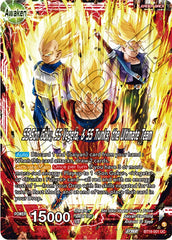 Son Goku & Vegeta & Trunks // SS Son Goku, SS Vegeta, & SS Trunks, the Ultimate Team (BT19-001) [Fighter's Ambition] | Devastation Store