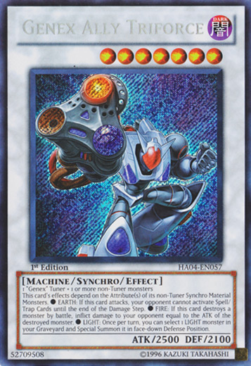 Genex Ally Triforce [HA04-EN057] Secret Rare | Devastation Store