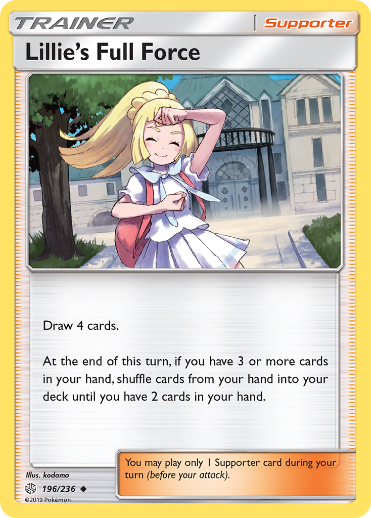 Lillie's Full Force (196/236) [Sun & Moon: Cosmic Eclipse] | Devastation Store