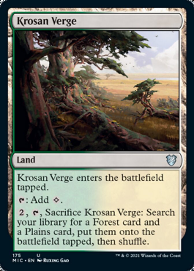 Krosan Verge [Innistrad: Midnight Hunt Commander] | Devastation Store