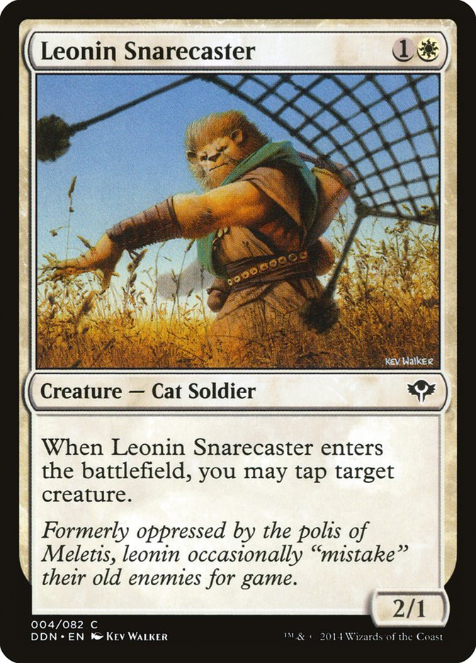 Leonin Snarecaster [Duel Decks: Speed vs. Cunning] | Devastation Store