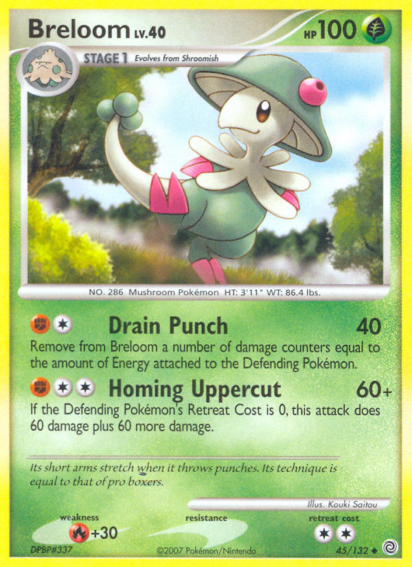 Breloom (45/132) [Diamond & Pearl: Secret Wonders] | Devastation Store