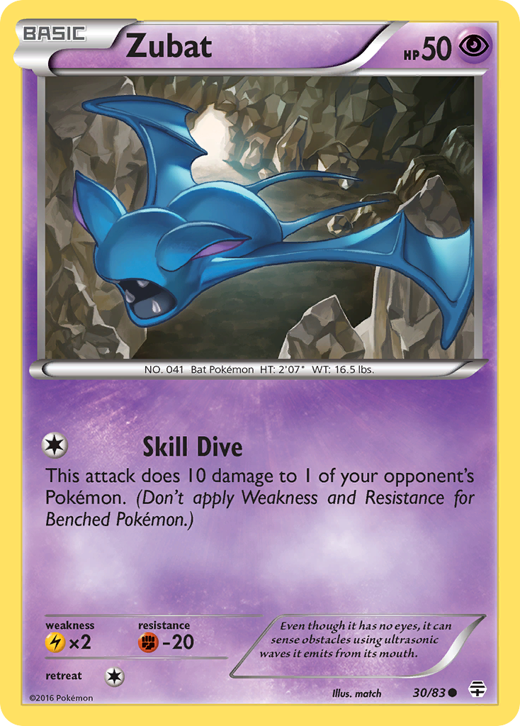 Zubat (30/83) [XY: Generations] | Devastation Store