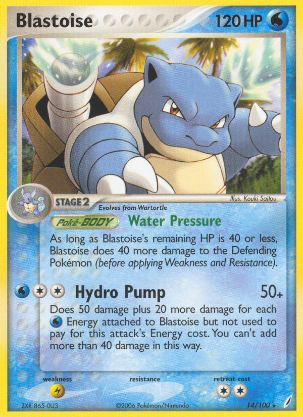 Blastoise (14/100) [EX: Crystal Guardians] | Devastation Store