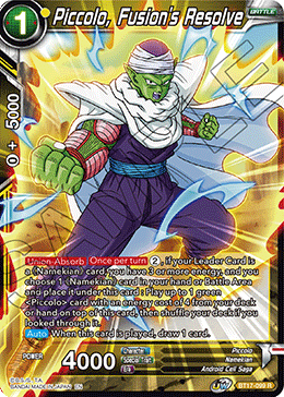 Piccolo, Fusion's Resolve (BT17-099) [Ultimate Squad] | Devastation Store