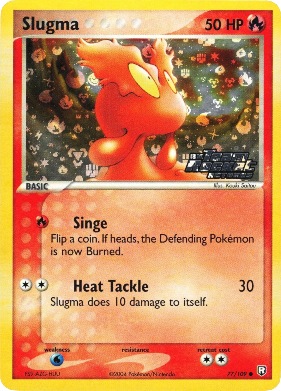 Slugma (77/109) (Stamped) [EX: Team Rocket Returns] | Devastation Store