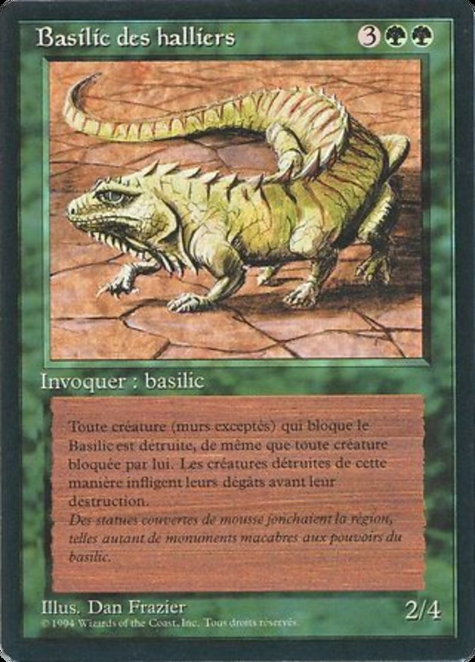 Thicket Basilisk [Foreign Black Border] | Devastation Store