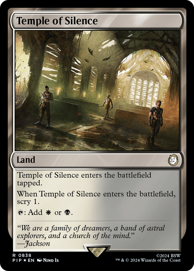 Temple of Silence (Surge Foil) [Fallout] | Devastation Store