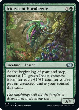 Iridescent Hornbeetle [Jumpstart 2022] | Devastation Store