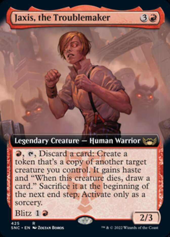 Jaxis, the Troublemaker (Extended Art) [Streets of New Capenna] | Devastation Store