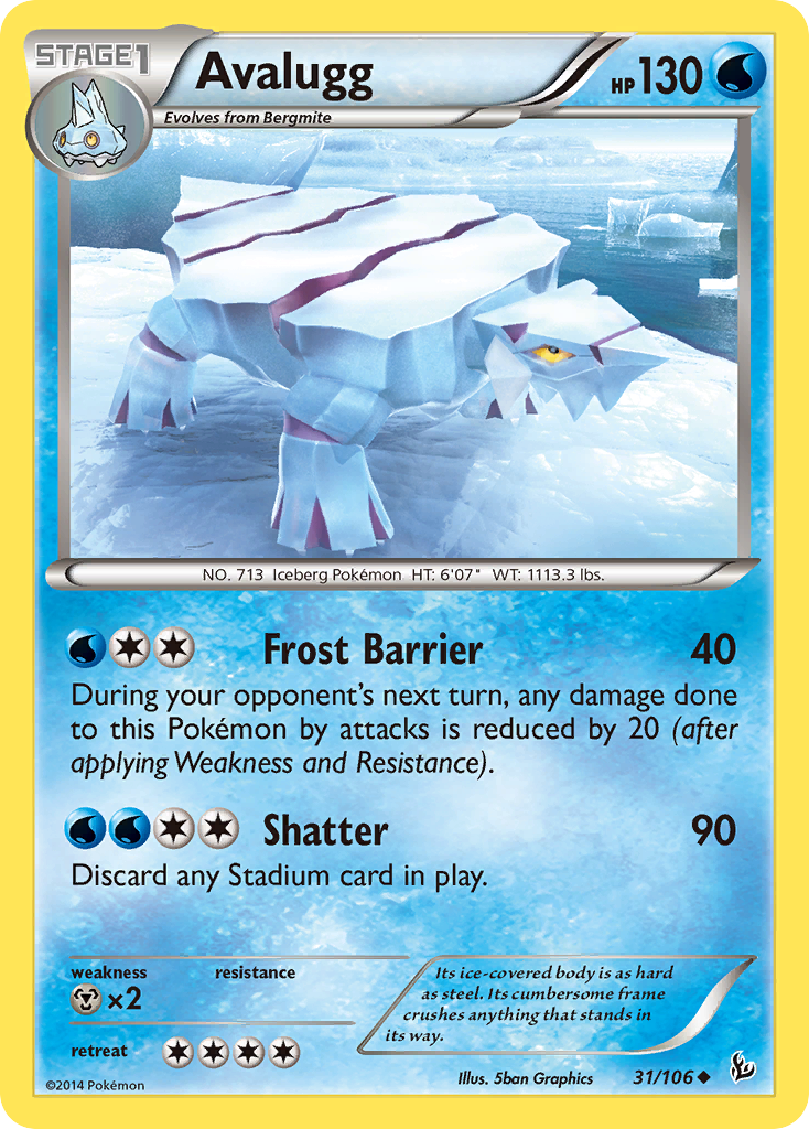 Avalugg (31/106) [XY: Flashfire] | Devastation Store