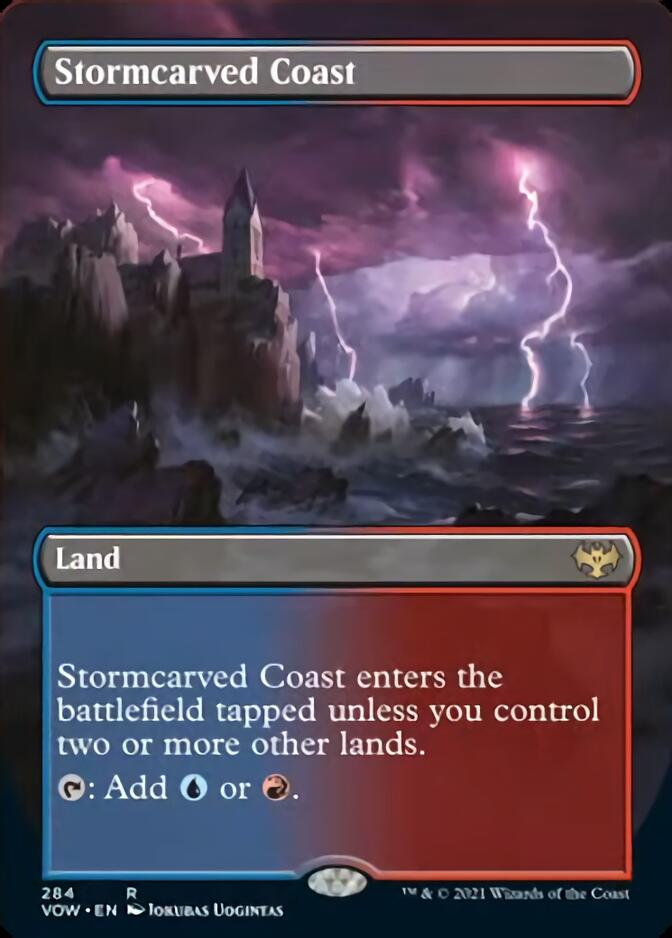 Stormcarved Coast (Borderless) [Innistrad: Crimson Vow] | Devastation Store