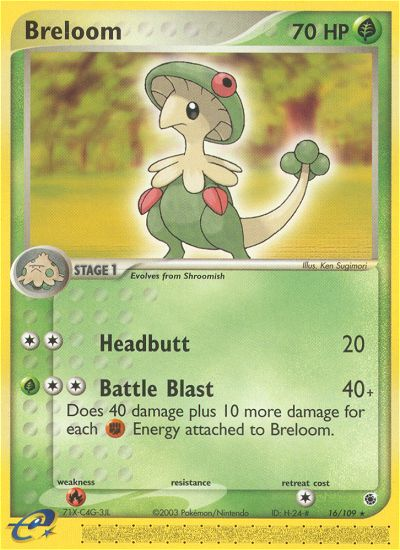 Breloom (16/109) [EX: Ruby & Sapphire] | Devastation Store