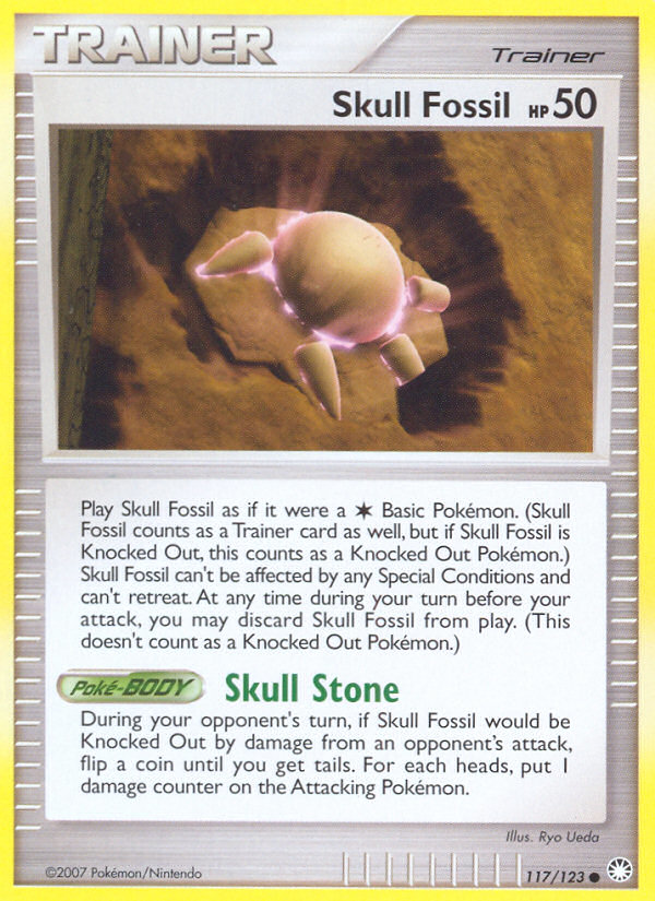 Skull Fossil (117/123) [Diamond & Pearl: Mysterious Treasures] | Devastation Store