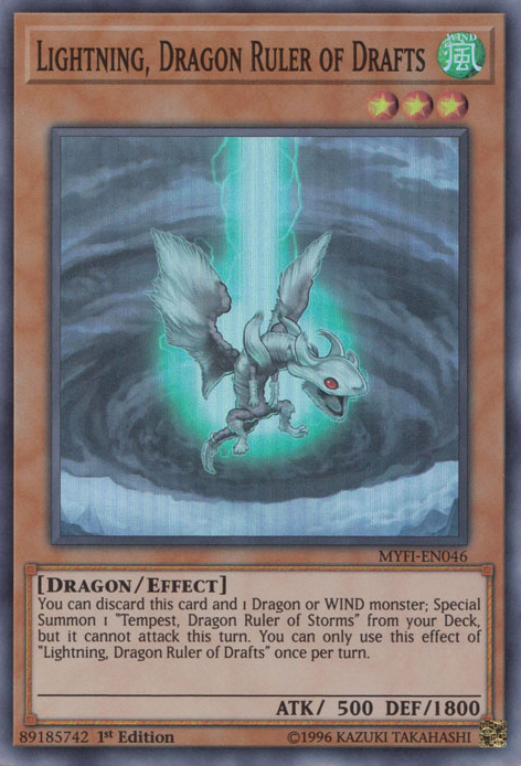Lightning, Dragon Ruler of Drafts [MYFI-EN046] Super Rare | Devastation Store