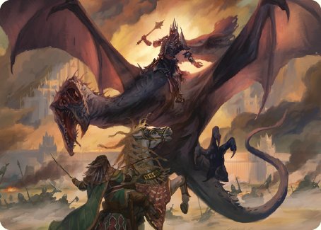 Witch-king, Bringer of Ruin Art Card [The Lord of the Rings: Tales of Middle-earth Art Series] | Devastation Store