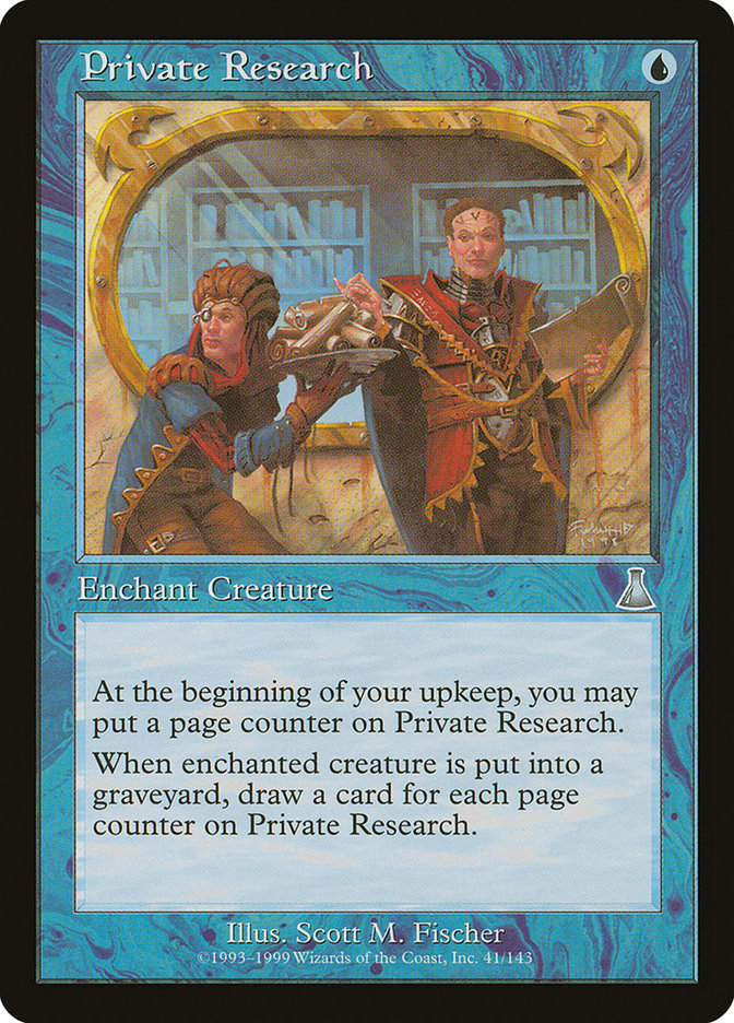 Private Research [Urza's Destiny] - Devastation Store | Devastation Store