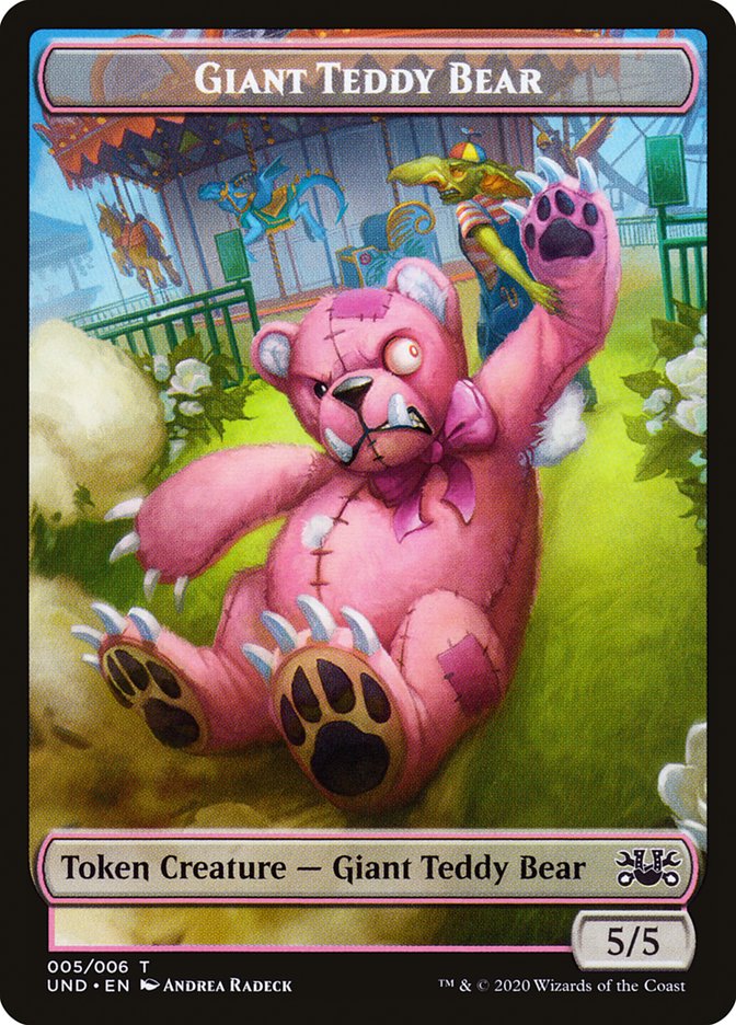 Giant Teddy Bear // Acorn Stash Double-sided Token [Unsanctioned Tokens] | Devastation Store