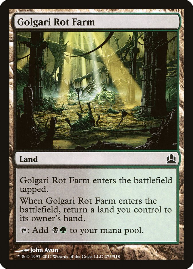 Golgari Rot Farm [Commander 2011] - Devastation Store | Devastation Store