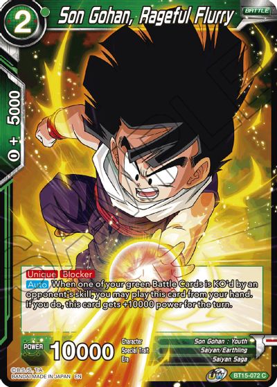 Son Gohan, Rageful Fury [BT15-072] | Devastation Store