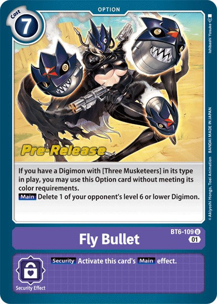 Fly Bullet [BT6-109] [Double Diamond Pre-Release Cards] | Devastation Store