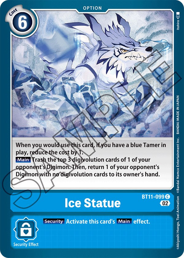 Ice Statue [BT11-099] [Dimensional Phase] | Devastation Store