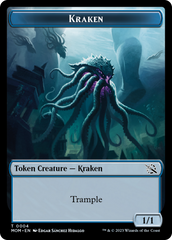Warrior // Kraken Double-Sided Token [March of the Machine Tokens] | Devastation Store