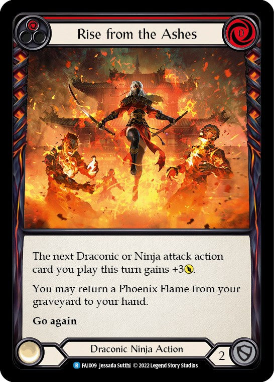 Rise From the Ashes (Red) [FAI009] (Uprising Fai Blitz Deck) | Devastation Store