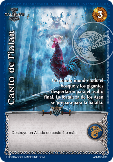 (AG-198-236) Canto de Fialar – Vasallo - Devastation Store | Devastation Store