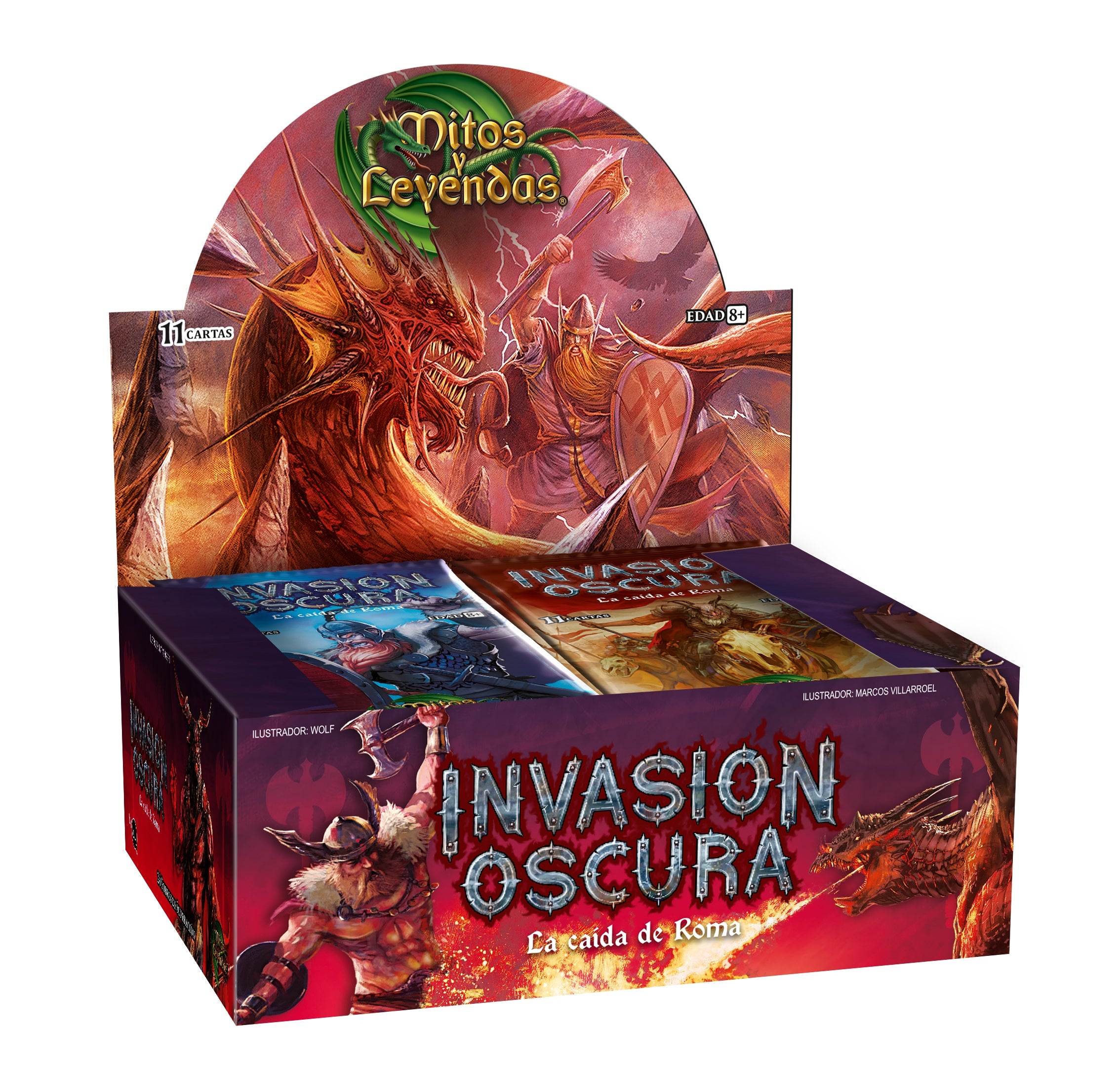 Caja 24 sobres INVASIÓN OSCURA , Mitos y leyendas - Devastation Store | Devastation Store