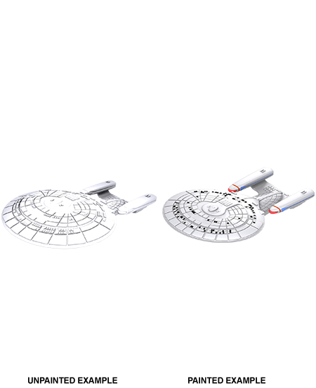 Star Trek: Deep Cuts Unpainted Miniatures: Galaxy Class - Devastation Store | Devastation Store