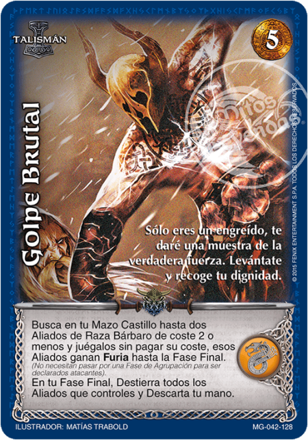 (MG-042-128) Golpe Brutal – Real - Devastation Store | Devastation Store