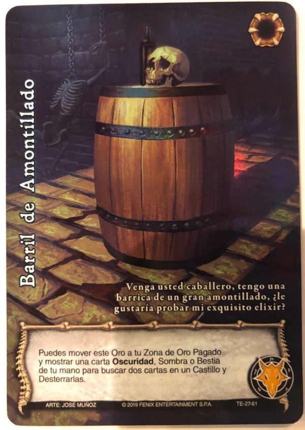 BARRIL DE AMONTILLADO - Devastation Store | Devastation Store