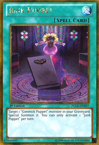 Junk Puppet [PGLD-EN007] Gold Secret Rare | Devastation Store