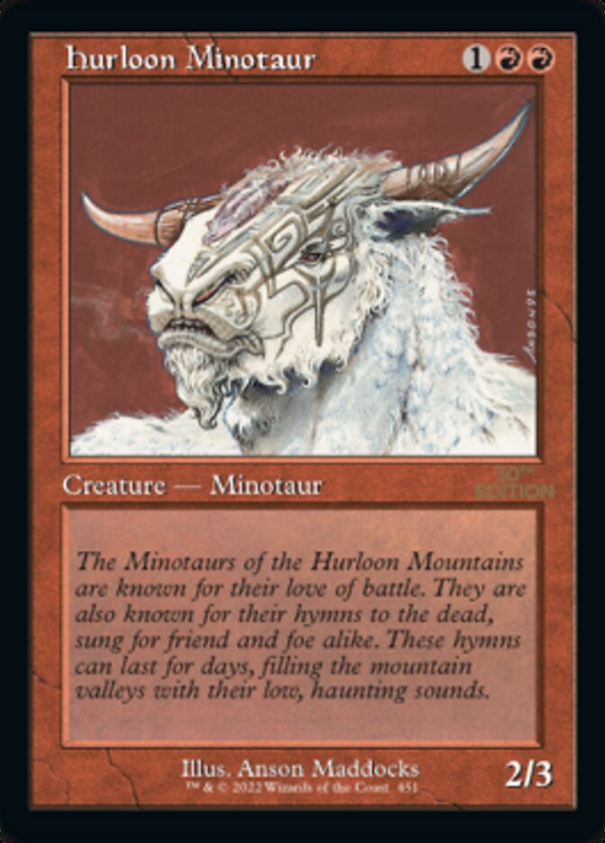 Hurloon Minotaur (Retro) [30th Anniversary Edition] | Devastation Store