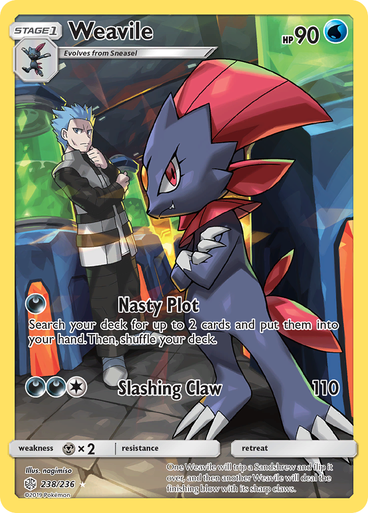 Weavile (238/236) [Sun & Moon: Cosmic Eclipse] | Devastation Store