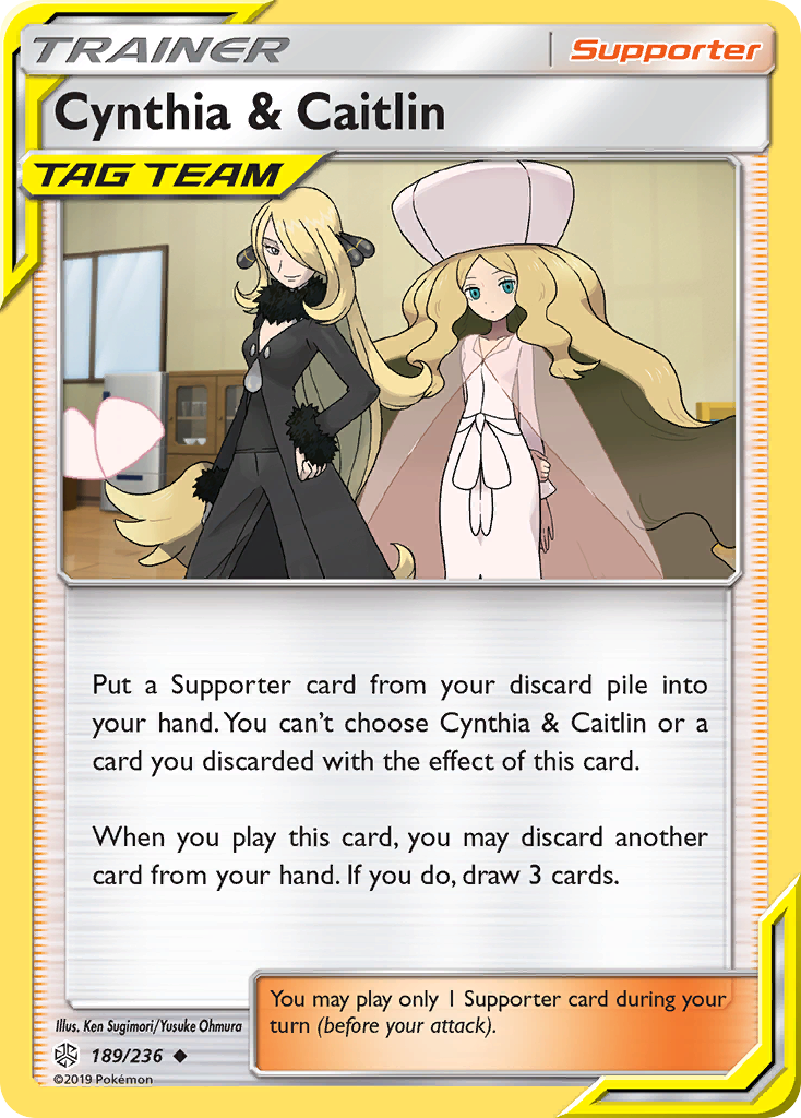 Cynthia & Caitlin (189/236) [Sun & Moon: Cosmic Eclipse] | Devastation Store