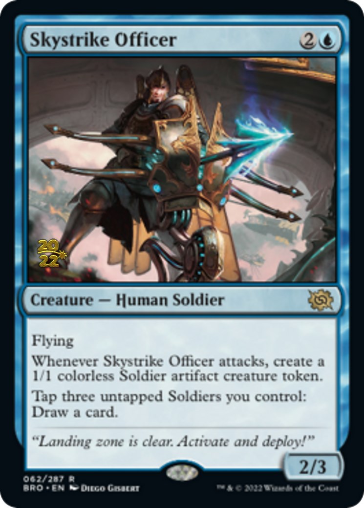 Skystrike Officer [The Brothers' War Prerelease Promos] | Devastation Store