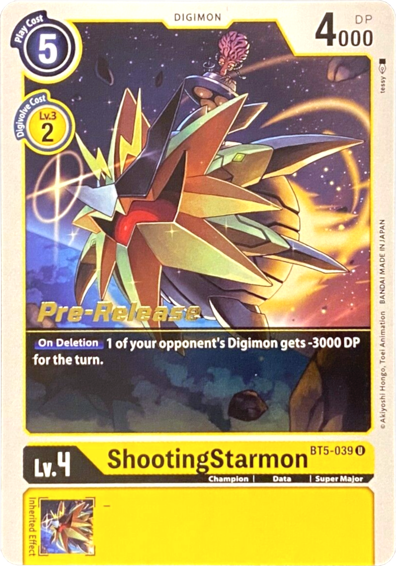 ShootingStarmon [BT5-039] [Battle of Omni Pre-Release Promos] | Devastation Store