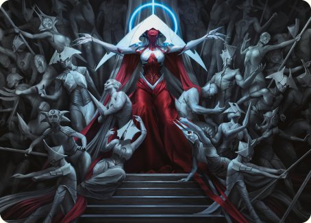 Elesh Norn, Mother of Machines Art Card [Phyrexia: All Will Be One Art Series] | Devastation Store
