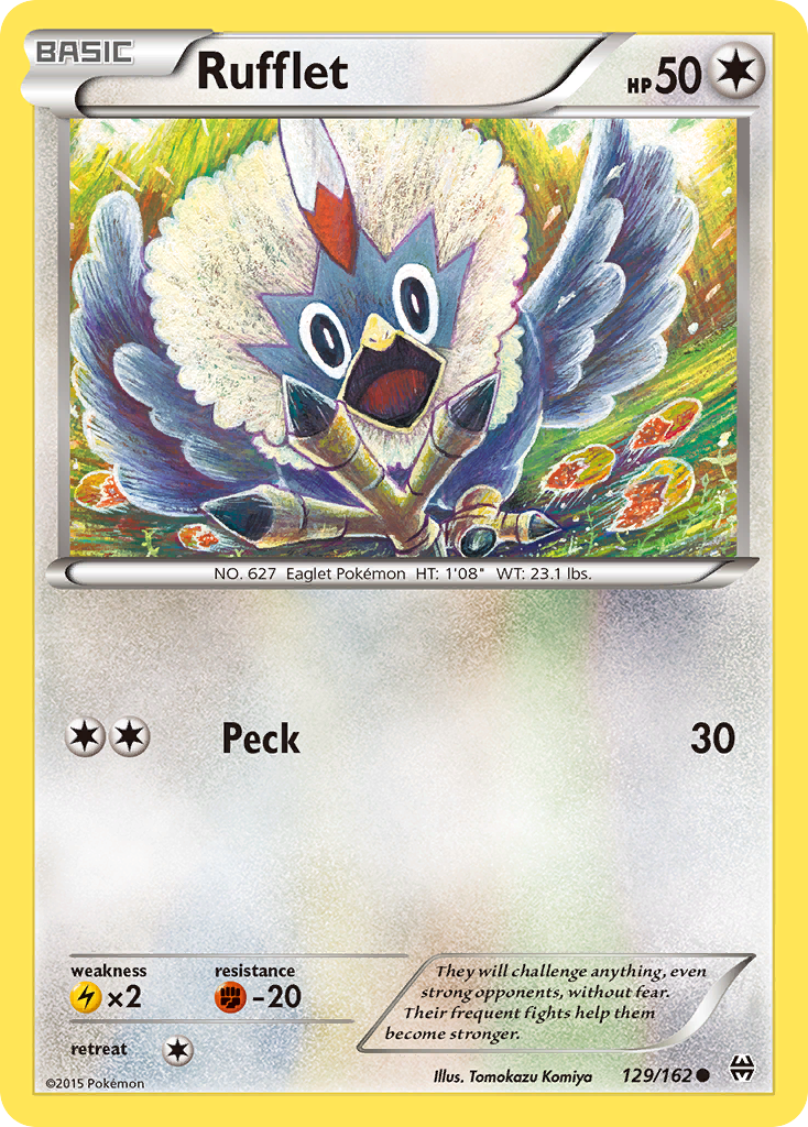 Rufflet (129/162) [XY: BREAKthrough] | Devastation Store