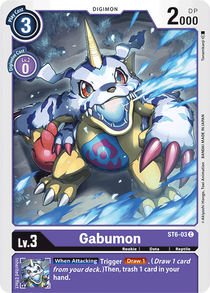 Gabumon [ST6-03] [Starter Deck: Venomous Violet] | Devastation Store