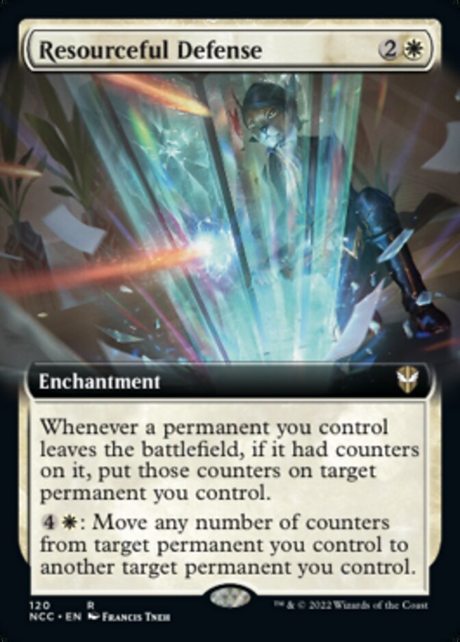 Resourceful Defense (Extended Art) [Streets of New Capenna Commander] | Devastation Store