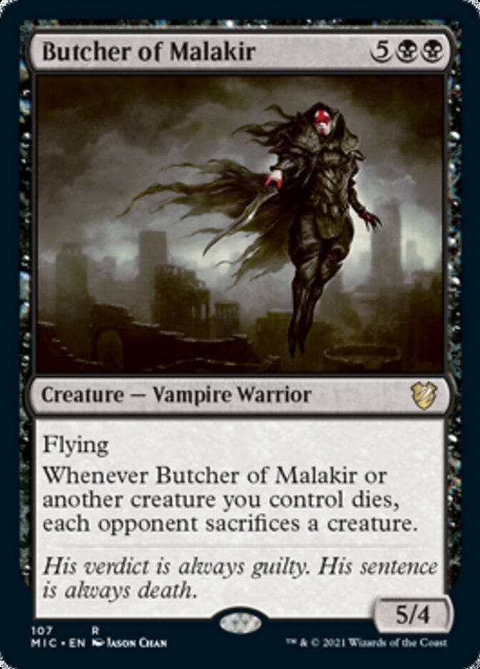 Butcher of Malakir [Innistrad: Midnight Hunt Commander] | Devastation Store