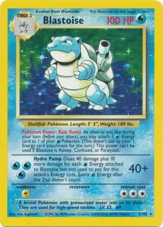 Blastoise (2/102) [Base Set Unlimited] | Devastation Store