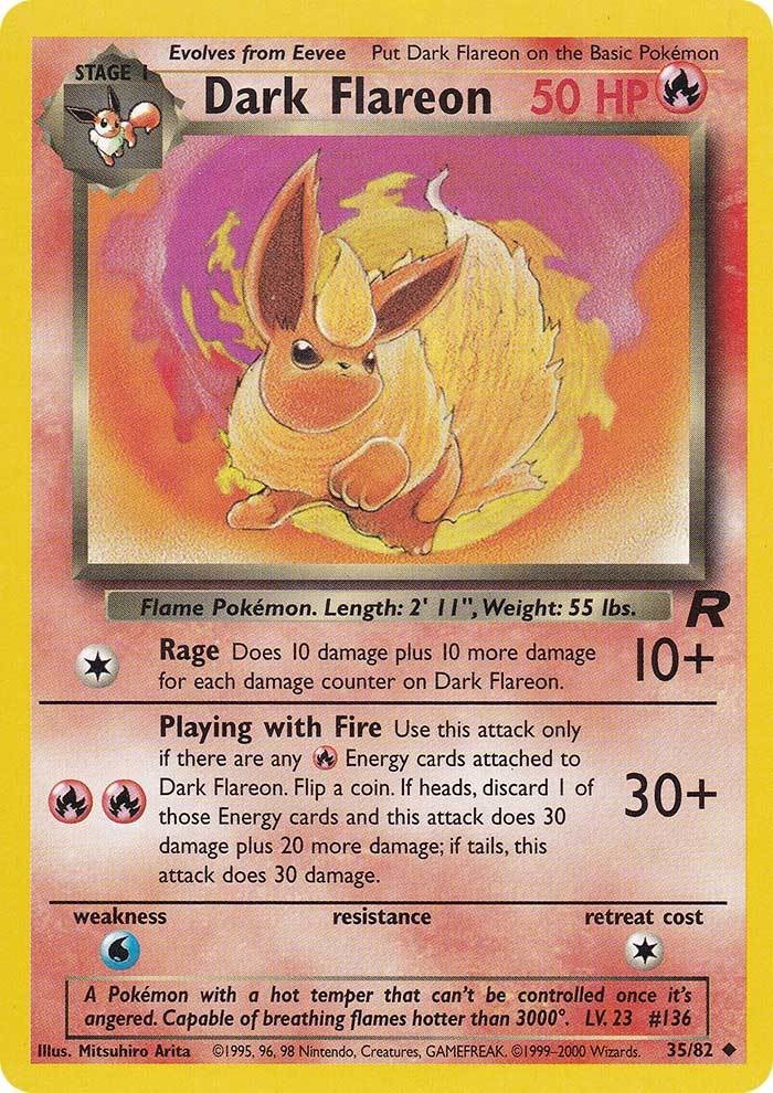 Dark Flareon (35/82) [Team Rocket Unlimited] | Devastation Store