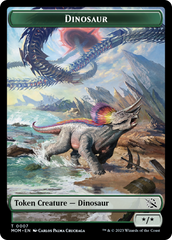 Treasure (21) // Dinosaur Double-Sided Token [March of the Machine Tokens] | Devastation Store