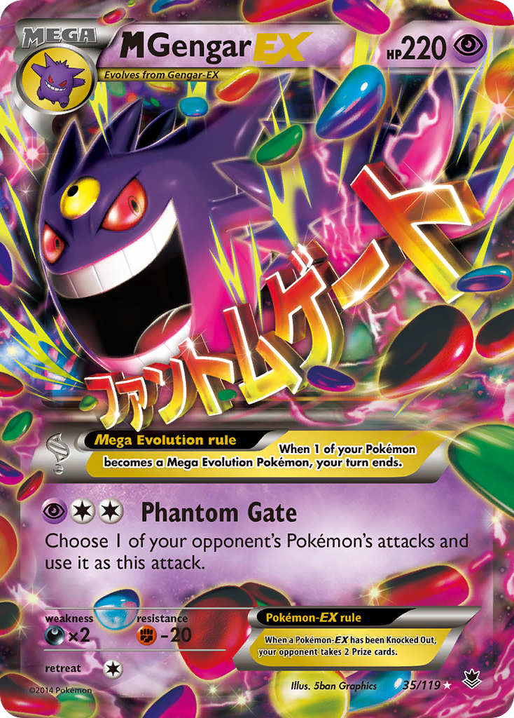 M Gengar EX (35/119) [XY: Phantom Forces] | Devastation Store