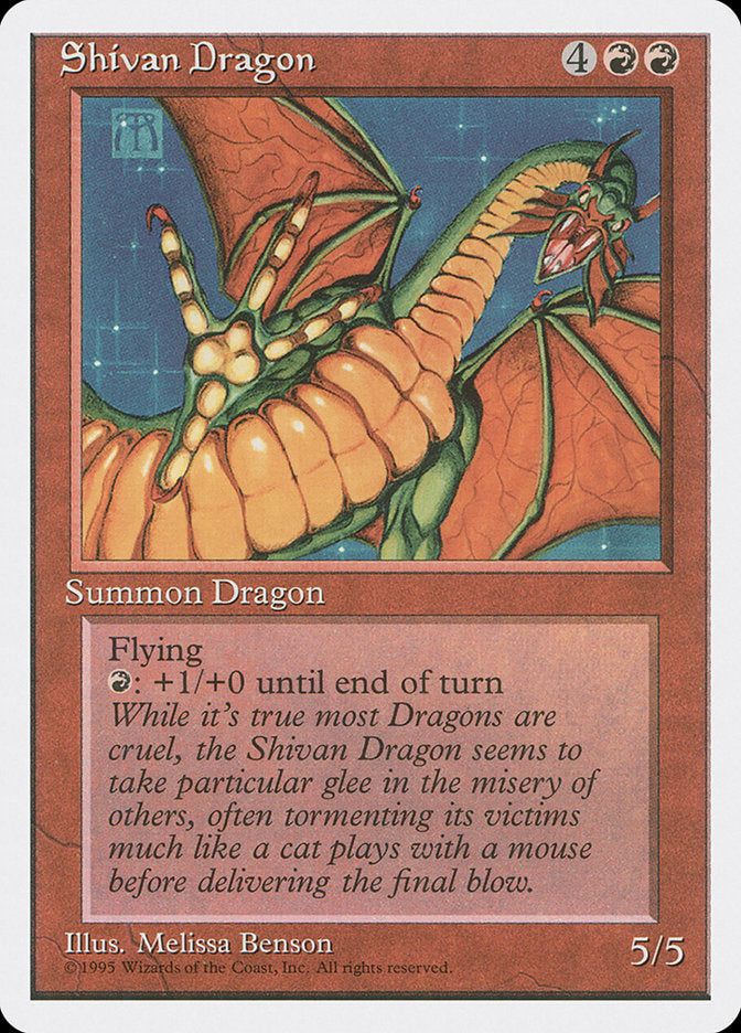 Shivan Dragon [Fourth Edition] - Devastation Store | Devastation Store